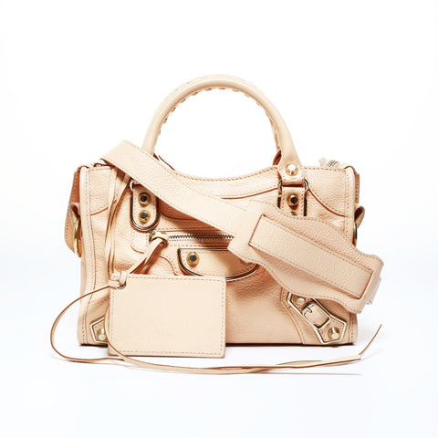 BALENCIAGA Mini City 2way Handbag pink WS24782