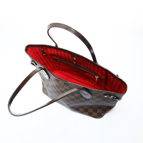 LOUIS VUITTON 2008 Damier Neverfull PM Tote Bag Brown WS24783