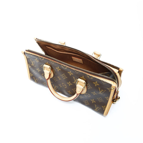 LOUIS VUITTON 2005 Monogram Popincourt Handbag Brown WS24787