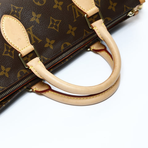 LOUIS VUITTON 2005 Monogram Popincourt Handbag Brown WS24787