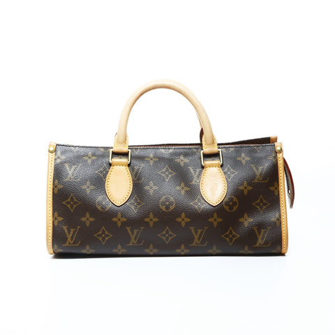 LOUIS VUITTON 2005 Monogram Popincourt Handbag Brown WS24787