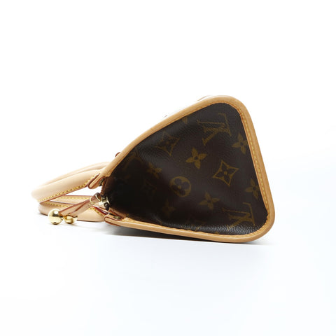 LOUIS VUITTON 2005 Monogram Popincourt Handbag Brown WS24787