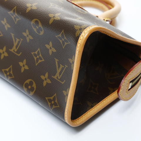 LOUIS VUITTON 2005 Monogram Popincourt Handbag Brown WS24787