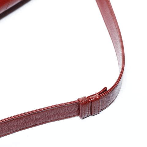 CHANEL 5th Series 1997-1999 Caviar Wild Stitch Camera Bag One Belt Shoulder Bag Red WS24788