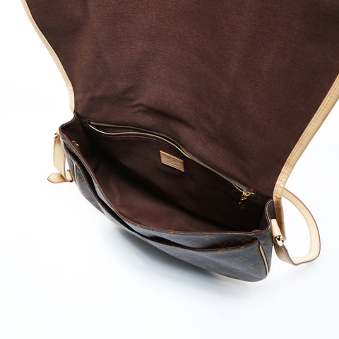 LOUIS VUITTON 2013 Monogram Menilmontant MM Shoulder Bag Brown WS24790