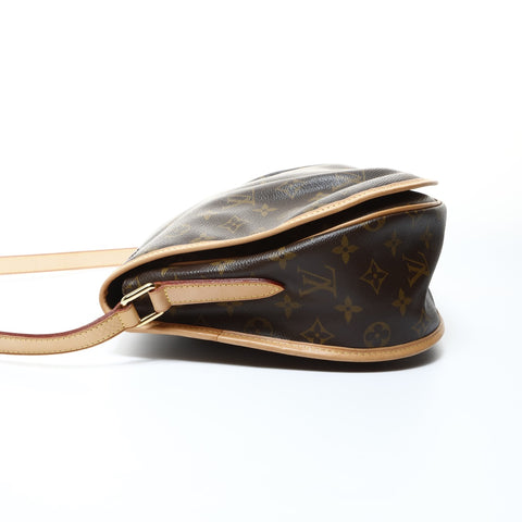 LOUIS VUITTON 2013 Monogram Menilmontant MM Shoulder Bag Brown WS24790