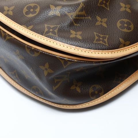 LOUIS VUITTON 2013 Monogram Menilmontant MM Shoulder Bag Brown WS24790