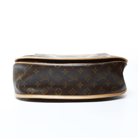 LOUIS VUITTON 2013 Monogram Menilmontant MM Shoulder Bag Brown WS24790