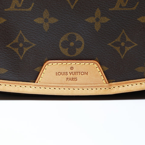 LOUIS VUITTON 2013 Monogram Menilmontant MM Shoulder Bag Brown WS24790