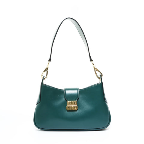 Miu Miu Hobo one belt Shoulder Bag green WS24791