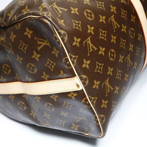 LOUIS VUITTON 2003 Monogram Keepall Bandouliere 55 Boston bag Brown WS24797