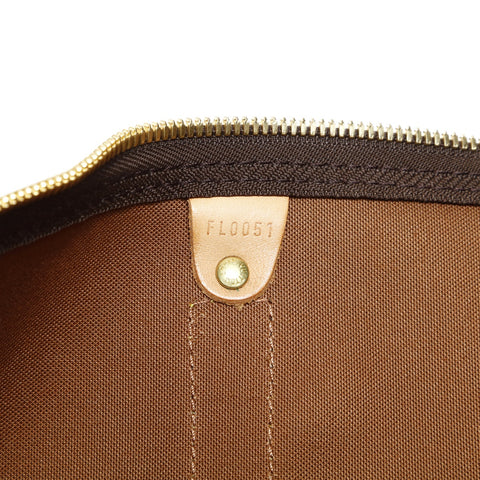 LOUIS VUITTON 2001 Monogram Graffiti Keepall 50 Boston bag Brown WS24798