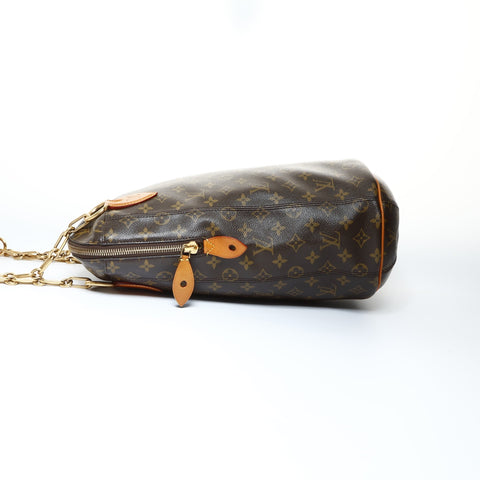 LOUIS VUITTON 2014 Karl Lagerfeld Punching Bag Baby Monogram Shoulder Bag Brown WS24800