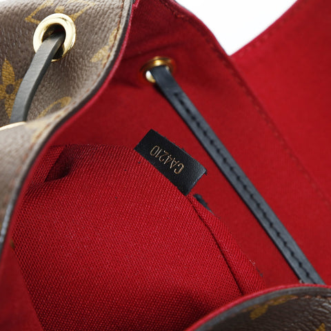 LOUIS VUITTON 2020 Montsouris NM BB Monogram Backpack Â· Daypack Brown WS24801