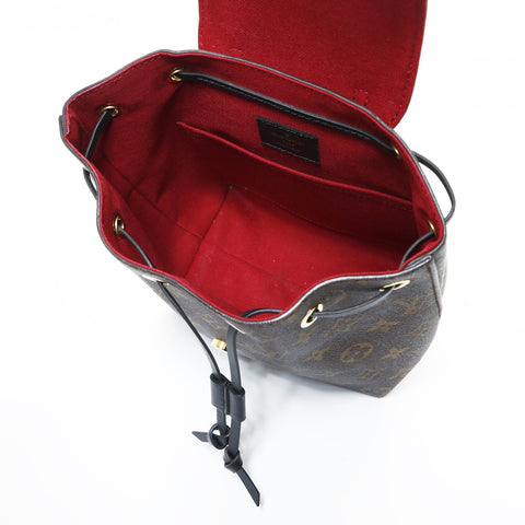 LOUIS VUITTON 2020 Montsouris NM BB Monogram Backpack Â· Daypack Brown WS24801