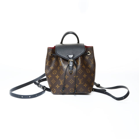 louis vuitton backpack montsouris monogram nm brown LOUIS VUITTON 2020 Montsouris NM BB Monogram Backpack Daypack Brown WS – NUIR VINTAGE