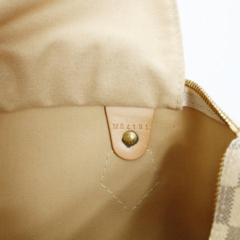 LOUIS VUITTON 2011 Damier Azur Speedy 30 Handbag white WS24802