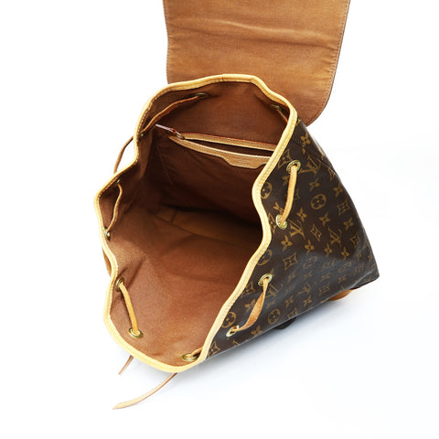 LOUIS VUITTON 1996 Monogram MontsourisGM Backpack Â· Daypack Brown WS24803