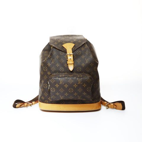 LOUIS VUITTON 1996 Monogram MontsourisGM Backpack Â· Daypack Brown WS24803