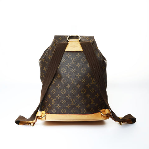 LOUIS VUITTON 1996 Monogram MontsourisGM Backpack Â· Daypack Brown WS24803