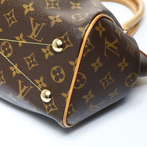 LOUIS VUITTON 2010 Monogram Tivoli PM Handbag Brown WS24805