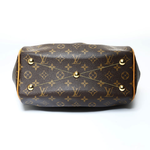LOUIS VUITTON 2010 Monogram Tivoli PM Handbag Brown WS24805