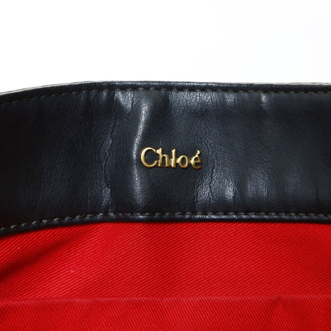 Chloe Leather Eden Shoulder Bag black WS24808