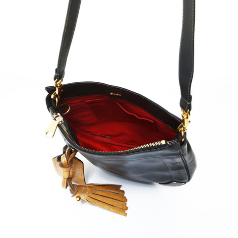 Chloe Leather Eden Shoulder Bag black WS24808