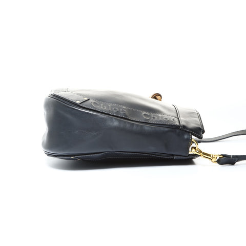 Chloe Leather Eden Shoulder Bag black WS24808