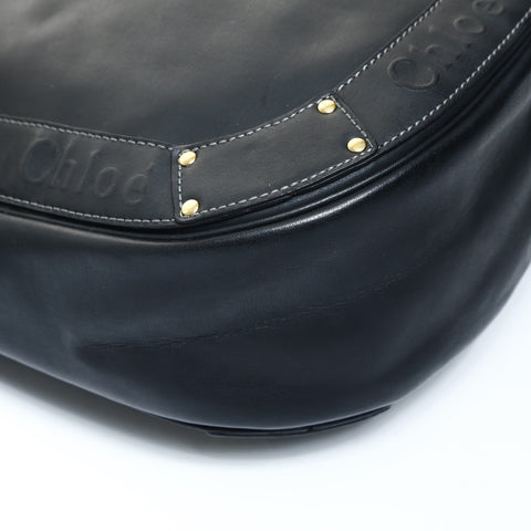 Chloe Leather Eden Shoulder Bag black WS24808