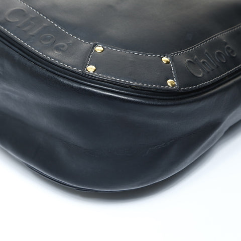 Chloe Leather Eden Shoulder Bag black WS24808