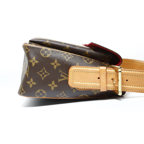 LOUIS VUITTON 2008 Monogram Viva Cite GM Shoulder Bag Brown WS24809