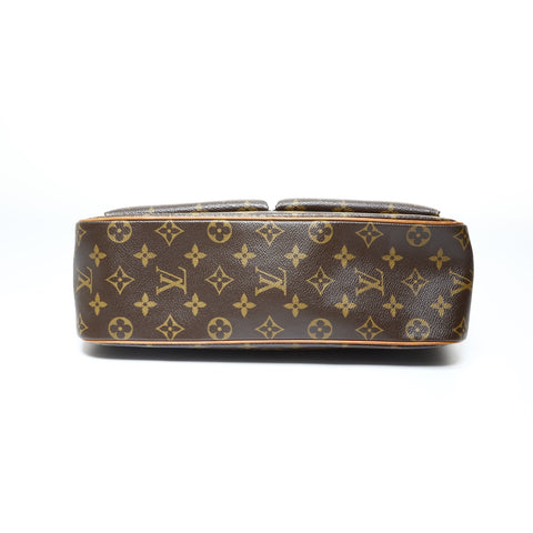 LOUIS VUITTON 2008 Monogram Viva Cite GM Shoulder Bag Brown WS24809