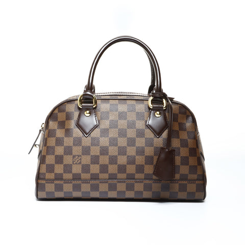 LOUIS VUITTON 2006 Damier Duomo Handbag Brown WS24811
