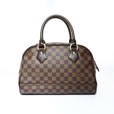 LOUIS VUITTON 2006 Damier Duomo Handbag Brown WS24811