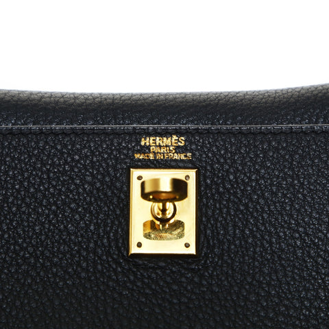 HERMES Kelly Ad PM Backpack  Daypack black WS24814