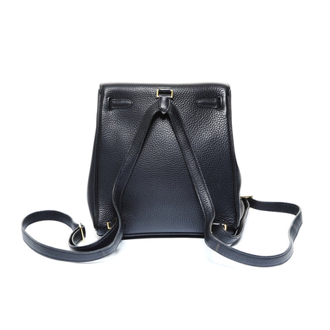 HERMES Kelly Ad PM Backpack  Daypack black WS24814