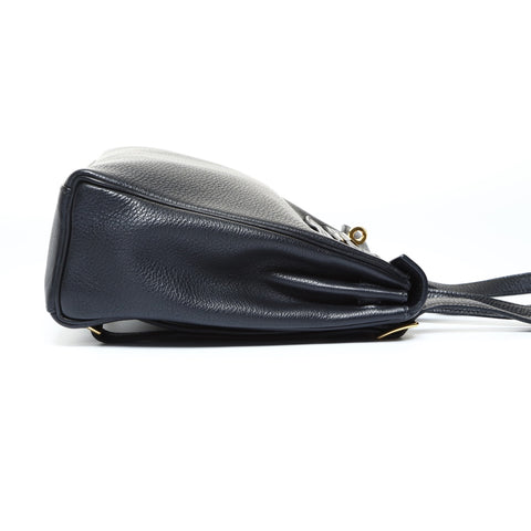 HERMES Kelly Ad PM Backpack  Daypack black WS24814