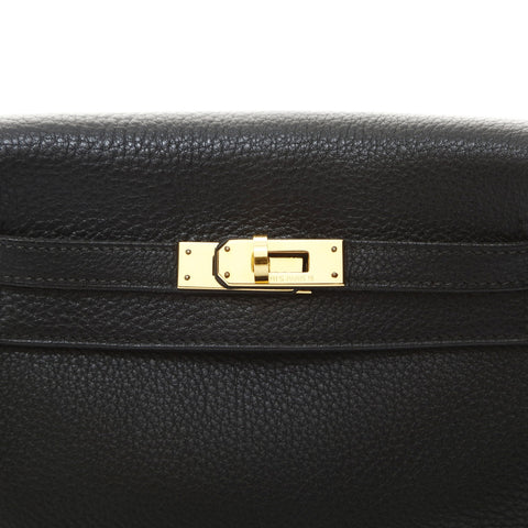 HERMES Kelly Ad PM Backpack  Daypack black WS24814