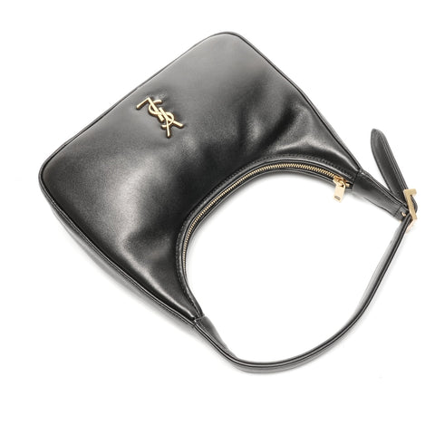 YVES SAINT LAURENT Mini Calypso Leather Hobo Shoulder Bag black WS24815