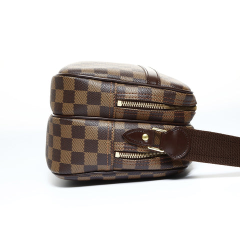 LOUIS VUITTON 2005 Damier Reporter PM Shoulder Bag black WS24819