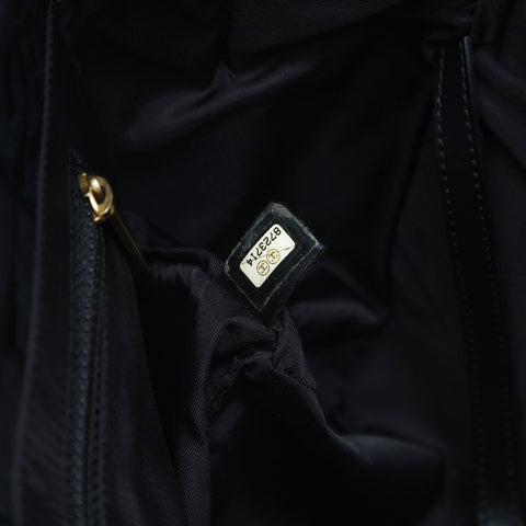 CHANEL No.8 2003-2004 New Travel Line Shoulder Bag black WS24822