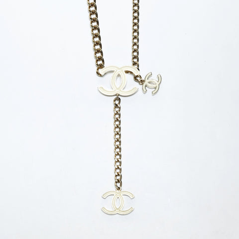 CHANEL 06A 2006 COCO Mark Chain Necklace belt gold WS24823