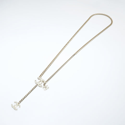 CHANEL 06A 2006 COCO Mark Chain Necklace belt gold WS24823
