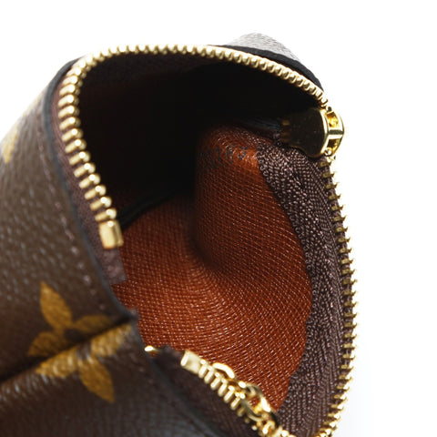 LOUIS VUITTON 2019 Monogram Pochette Cle Key Holder Coin case Brown WS24826