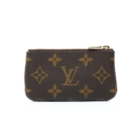 LOUIS VUITTON 2019 Monogram Pochette Cle Key Holder Coin case Brown WS24826