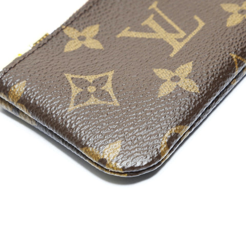 LOUIS VUITTON 2019 Monogram Pochette Cle Key Holder Coin case Brown WS24826