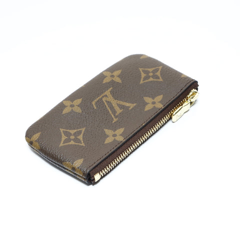 LOUIS VUITTON 2019 Monogram Pochette Cle Key Holder Coin case Brown WS24826