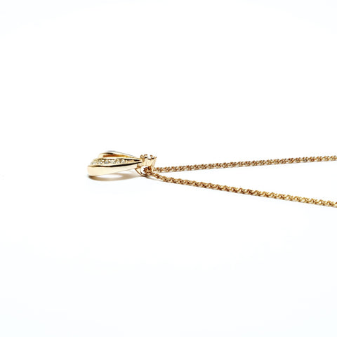 Christian Dior Rhinestone Pierce gold WS24833