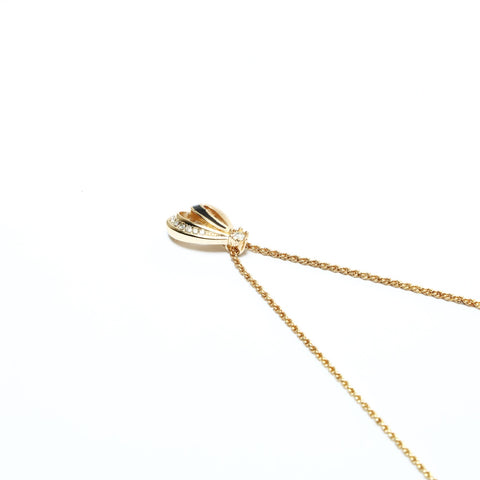 Christian Dior Rhinestone Pierce gold WS24833